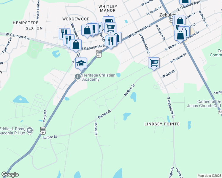 148 Westside Circle, Zebulon NC Walk Score