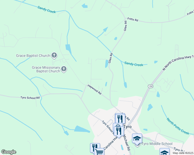 map of restaurants, bars, coffee shops, grocery stores, and more near 153 Erwen Road in Lexington