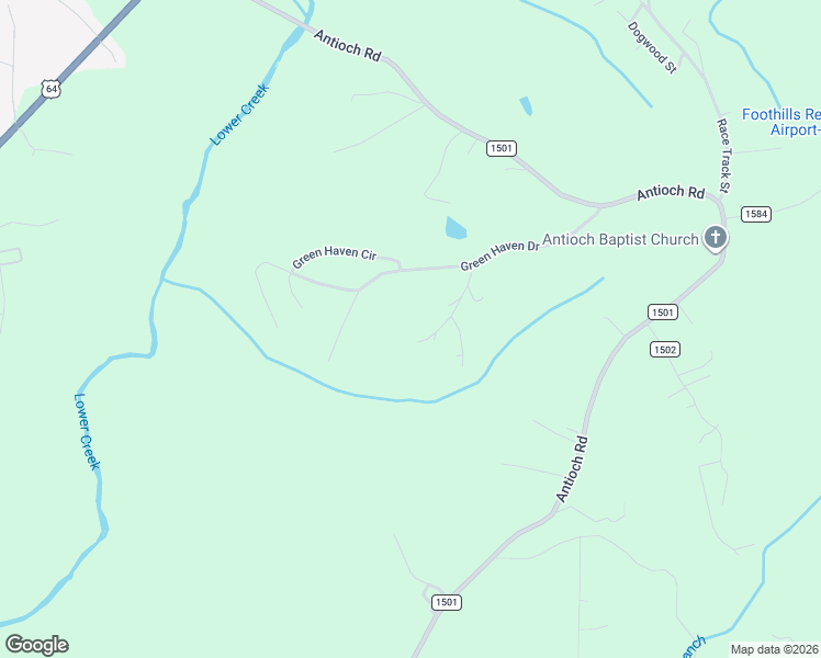 map of restaurants, bars, coffee shops, grocery stores, and more near 2103 Green Haven Court in Morganton