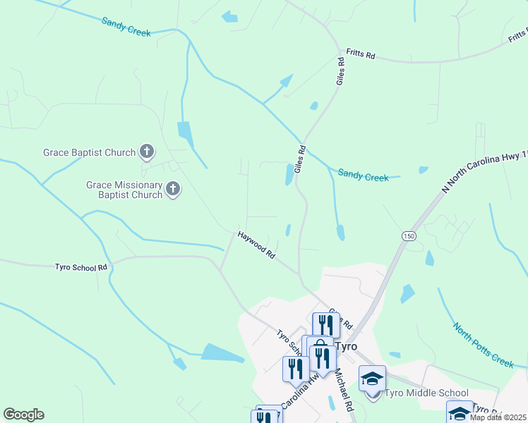 map of restaurants, bars, coffee shops, grocery stores, and more near 153 Erwen Road in Lexington