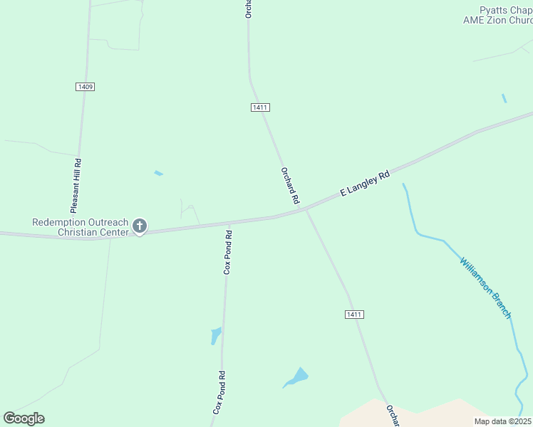 map of restaurants, bars, coffee shops, grocery stores, and more near 8125 East Langley Road in Elm City