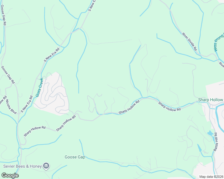 map of restaurants, bars, coffee shops, grocery stores, and more near 1023 Gray Wolf Drive in Sevierville