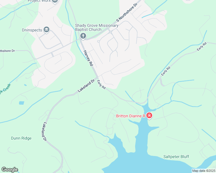 map of restaurants, bars, coffee shops, grocery stores, and more near 1907 Harvey Road in Lenoir City