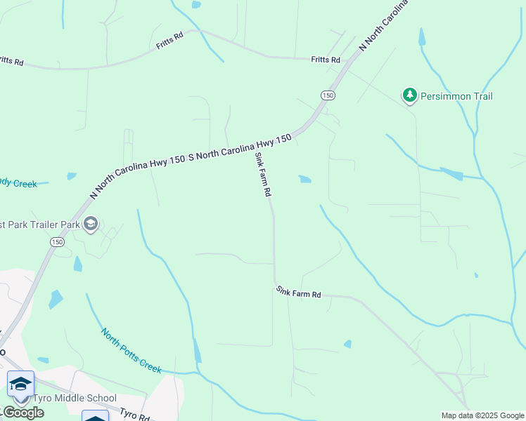 map of restaurants, bars, coffee shops, grocery stores, and more near 1619 Sink Farm Road in Lexington