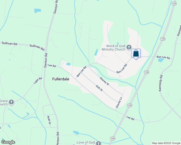 map of restaurants, bars, coffee shops, grocery stores, and more near 499 Stacey Street in Thomasville