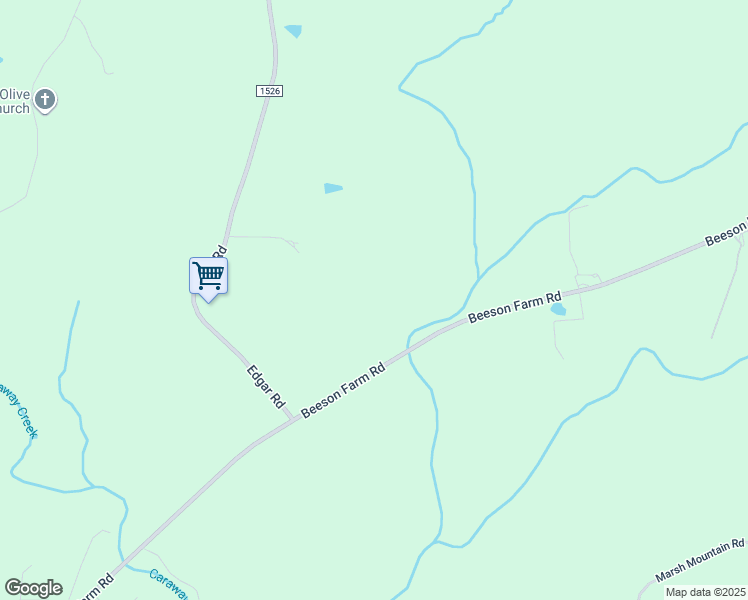 map of restaurants, bars, coffee shops, grocery stores, and more near 4131 Beeson Farm Road in Sophia