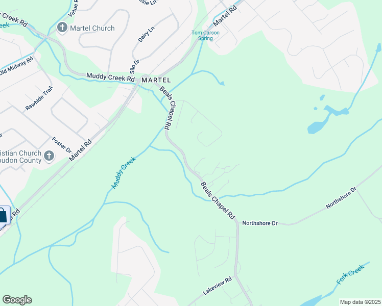 map of restaurants, bars, coffee shops, grocery stores, and more near 1611 Beals Chapel Road in Lenoir City