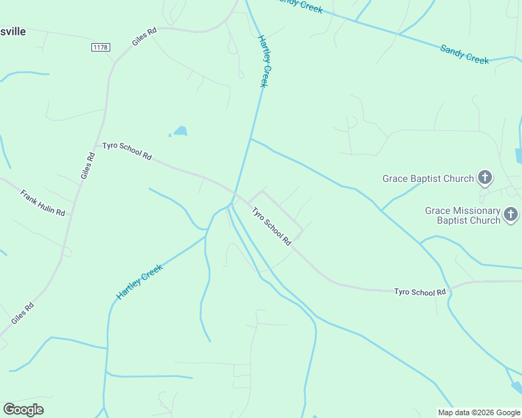 map of restaurants, bars, coffee shops, grocery stores, and more near 1744 Tyro School Road in Lexington