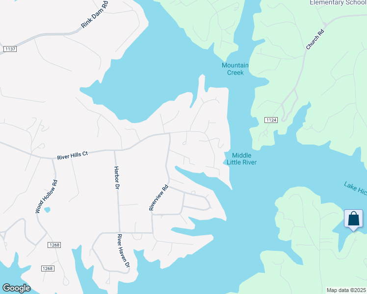 map of restaurants, bars, coffee shops, grocery stores, and more near 1312 River Hills Court in Taylorsville