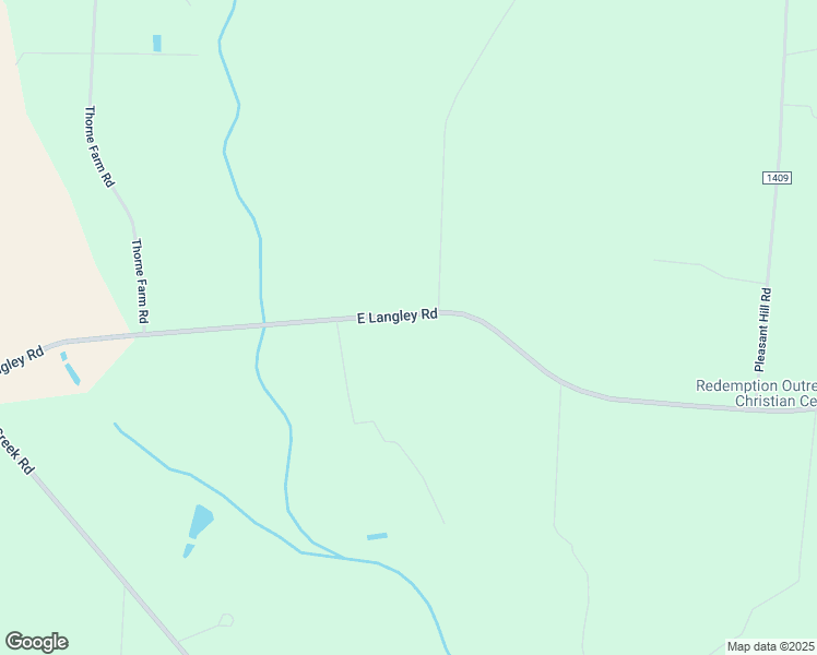 map of restaurants, bars, coffee shops, grocery stores, and more near 7640 East Langley Road in Elm City