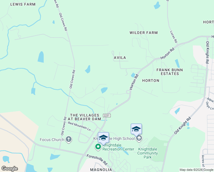 map of restaurants, bars, coffee shops, grocery stores, and more near 614 Mount Carmel Road in Knightdale