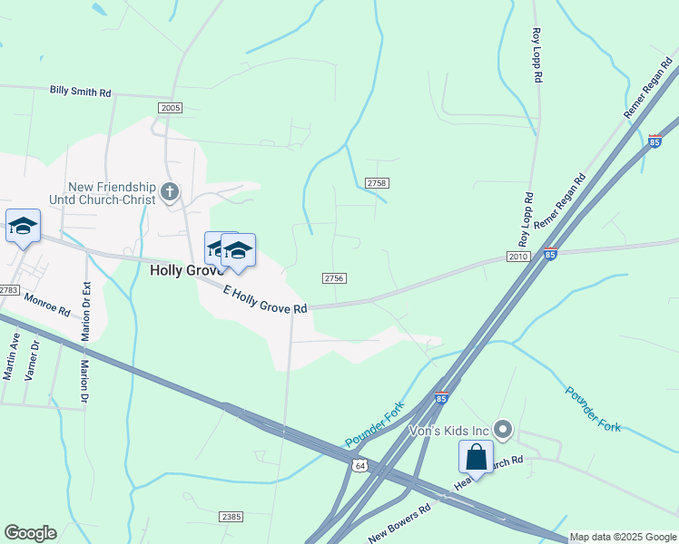 map of restaurants, bars, coffee shops, grocery stores, and more near 182 Arland Drive in Lexington