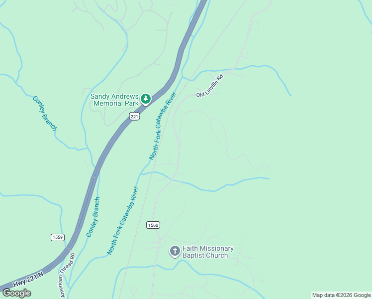 map of restaurants, bars, coffee shops, grocery stores, and more near 1146 Old Linville Road in Marion