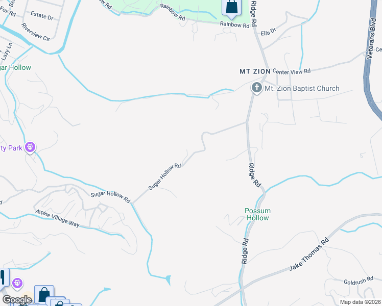 map of restaurants, bars, coffee shops, grocery stores, and more near 639 Sugar Hollow Road in Pigeon Forge