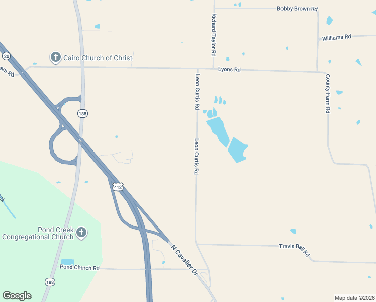 map of restaurants, bars, coffee shops, grocery stores, and more near 689 Leon Curtis Road in Alamo