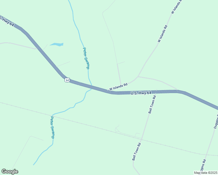 map of restaurants, bars, coffee shops, grocery stores, and more near 1015 West Islands Road in Williamston