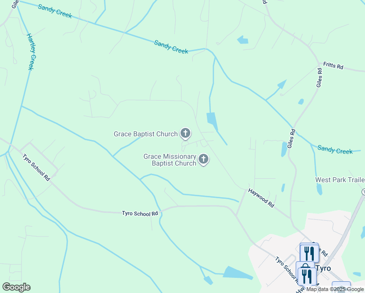 map of restaurants, bars, coffee shops, grocery stores, and more near Cliffwood Drive in Lexington
