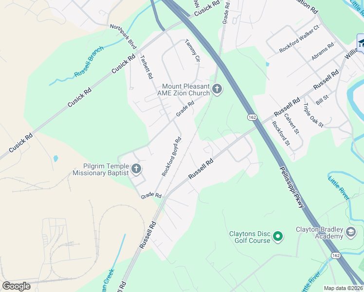 map of restaurants, bars, coffee shops, grocery stores, and more near 3508 Rockford Boyd Road in Rockford