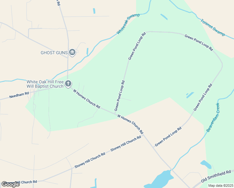 map of restaurants, bars, coffee shops, grocery stores, and more near 9451 Green Pond Loop Road in Bailey