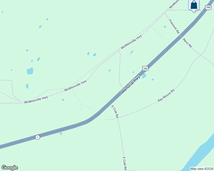 map of restaurants, bars, coffee shops, grocery stores, and more near 414 West Cole Road in Doyle