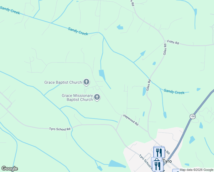 map of restaurants, bars, coffee shops, grocery stores, and more near 402 Carl Pressley Road in Lexington