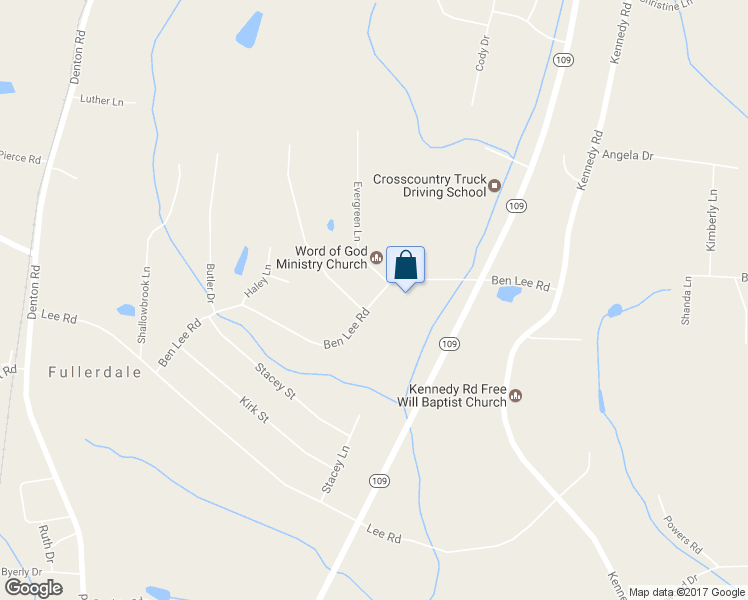 map of restaurants, bars, coffee shops, grocery stores, and more near 763 Ben Lee Road in Thomasville