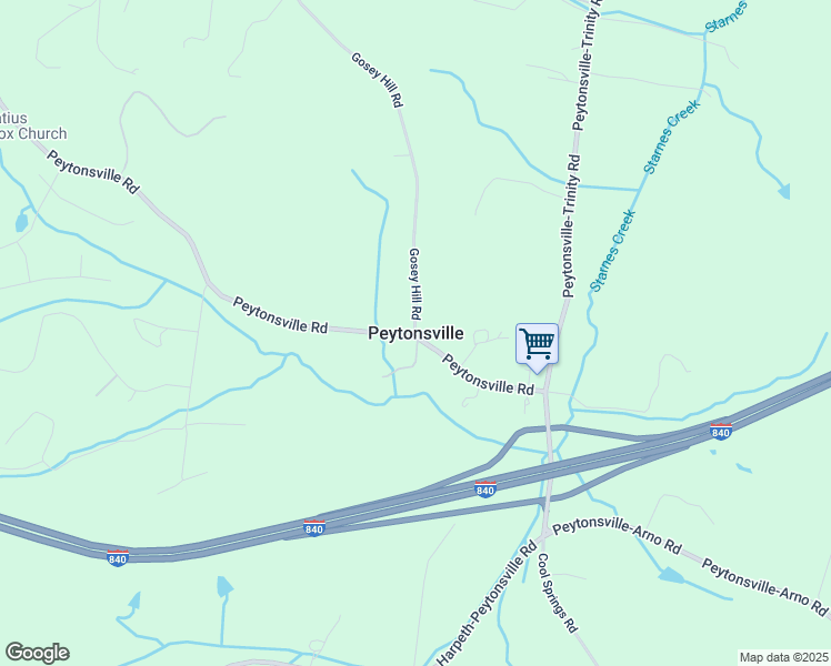 map of restaurants, bars, coffee shops, grocery stores, and more near in Peytonsville