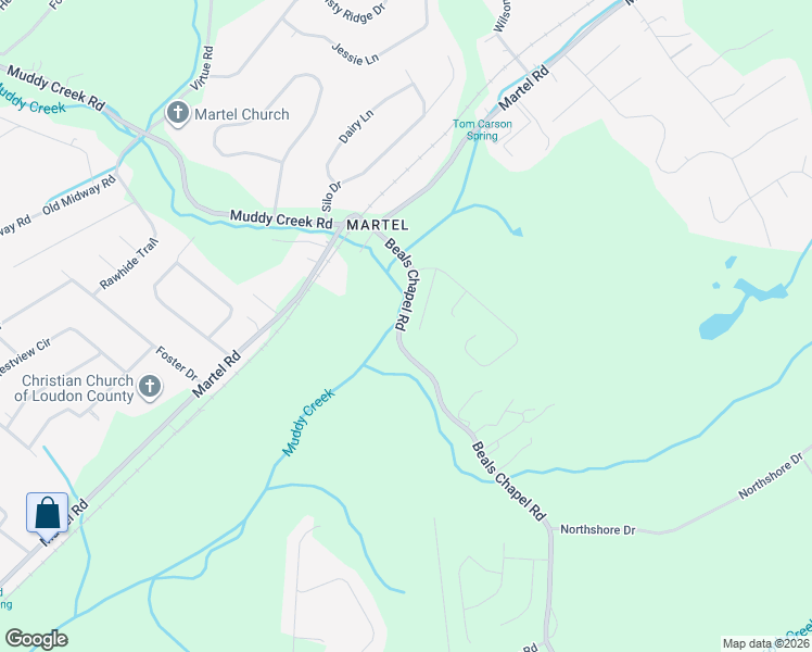 map of restaurants, bars, coffee shops, grocery stores, and more near 1025 Beals Chapel Road in Lenoir City