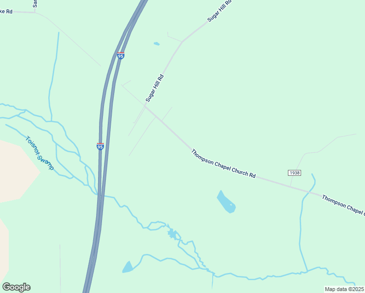 map of restaurants, bars, coffee shops, grocery stores, and more near 1353 Thompson Chapel Church Road in Wilson
