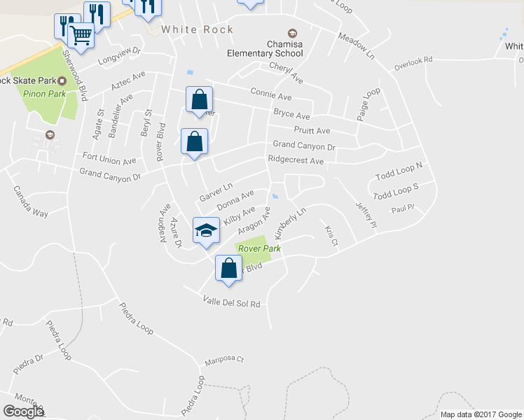 map of restaurants, bars, coffee shops, grocery stores, and more near 375 Kilby Avenue in White Rock