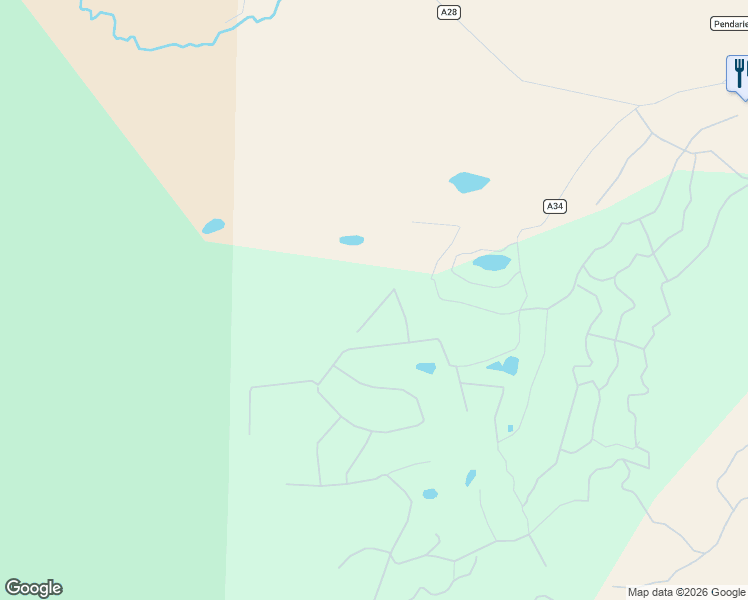 map of restaurants, bars, coffee shops, grocery stores, and more near Goleta Court in Sapello