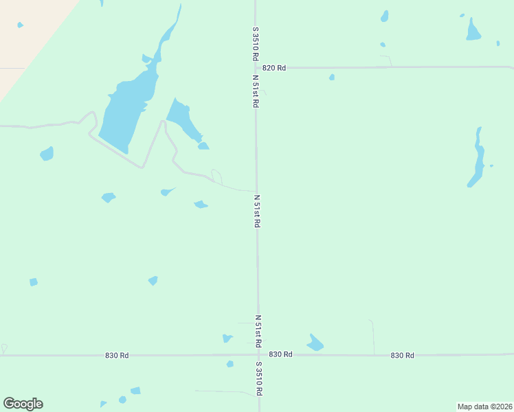 map of restaurants, bars, coffee shops, grocery stores, and more near North 51st Road in Lincoln County