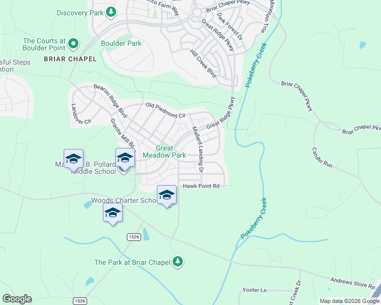 map of restaurants, bars, coffee shops, grocery stores, and more near 318 Tyner Loop Circle in Chapel Hill