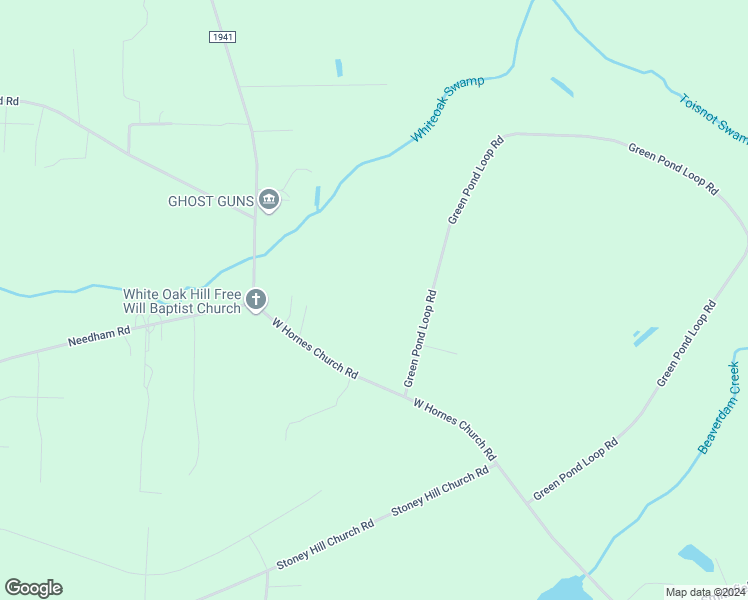 map of restaurants, bars, coffee shops, grocery stores, and more near 9451 Green Pond Loop Road in Bailey