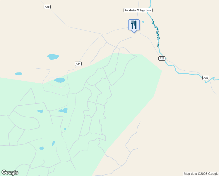 map of restaurants, bars, coffee shops, grocery stores, and more near Golf Drive in San Miguel