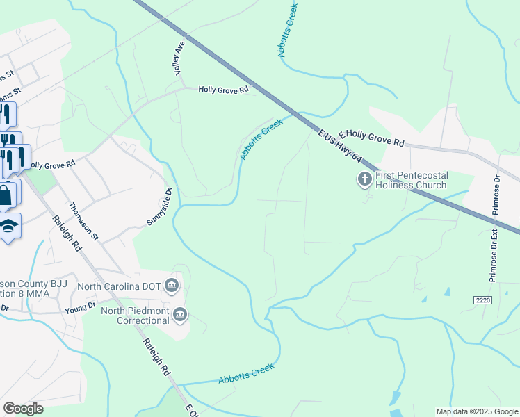 map of restaurants, bars, coffee shops, grocery stores, and more near 178 Locust Drive in Lexington