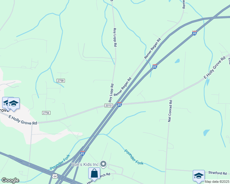 map of restaurants, bars, coffee shops, grocery stores, and more near 151 Remer Regan Road in Lexington