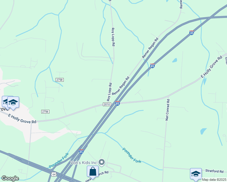 map of restaurants, bars, coffee shops, grocery stores, and more near 151 Remer Regan Road in Lexington