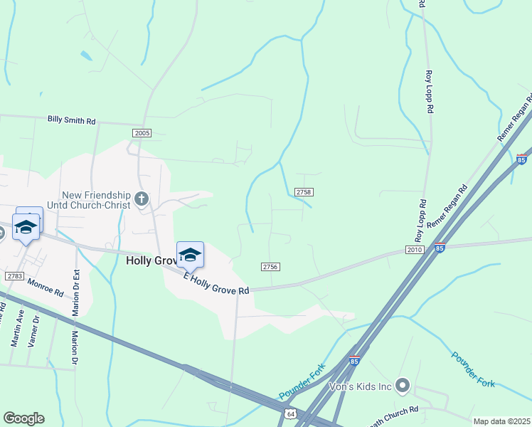 map of restaurants, bars, coffee shops, grocery stores, and more near 371 Arland Drive in Lexington