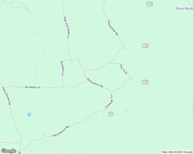 map of restaurants, bars, coffee shops, grocery stores, and more near 1883 Quicksilver Road in Leslie