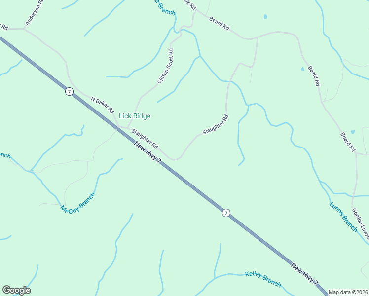 map of restaurants, bars, coffee shops, grocery stores, and more near 6568-6614 Slaughter Rd in Maury