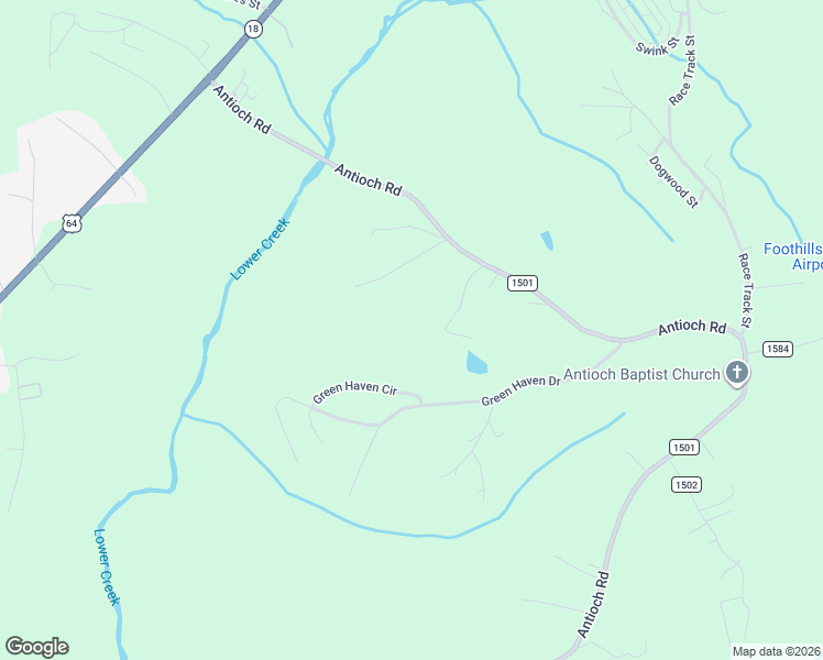 map of restaurants, bars, coffee shops, grocery stores, and more near 2808 Burns Circle in Morganton