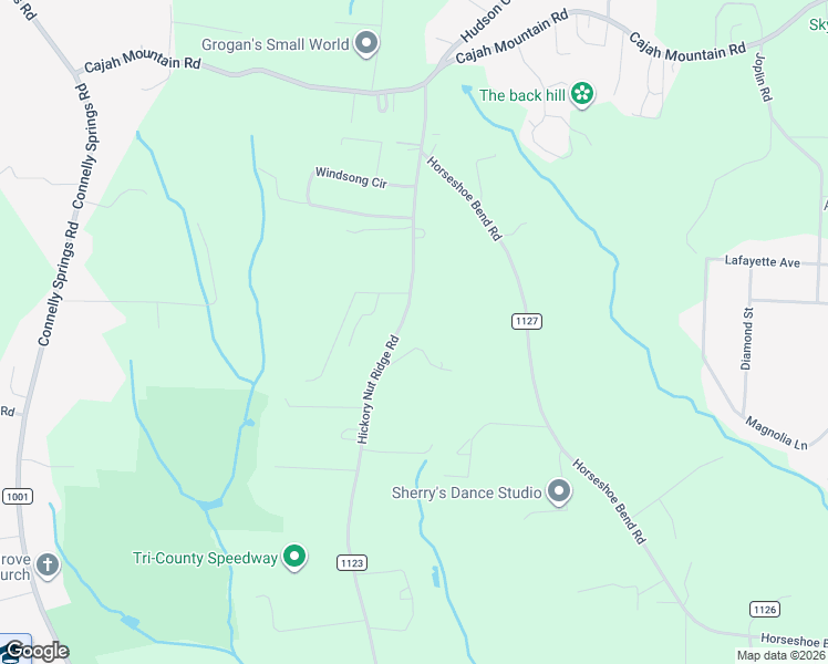 map of restaurants, bars, coffee shops, grocery stores, and more near 4236 Hickory Nut Ridge Road in Hudson