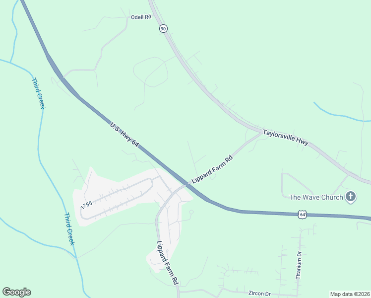 map of restaurants, bars, coffee shops, grocery stores, and more near 137 Proust Road in Statesville