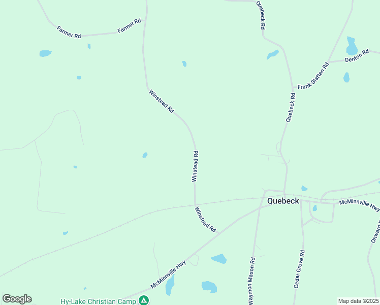 map of restaurants, bars, coffee shops, grocery stores, and more near 511 Winstead Road in Quebeck