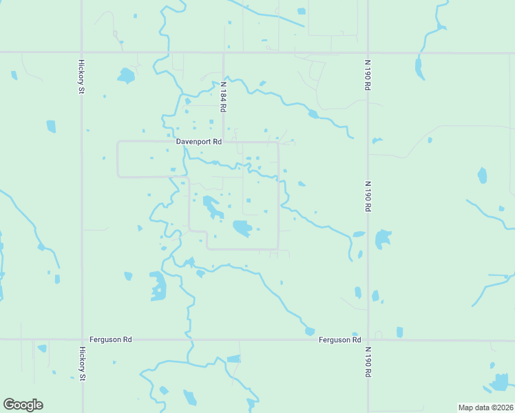 map of restaurants, bars, coffee shops, grocery stores, and more near 2540 North 185 Road in Mounds