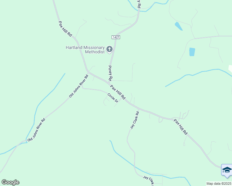map of restaurants, bars, coffee shops, grocery stores, and more near 2677 Pax Hill Road in Morganton
