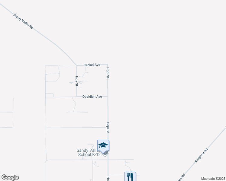 map of restaurants, bars, coffee shops, grocery stores, and more near in Sandy Valley