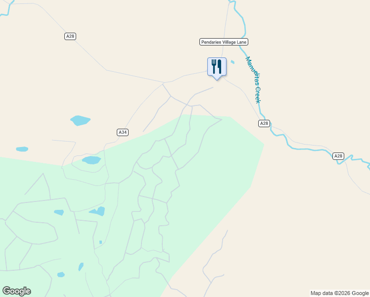 map of restaurants, bars, coffee shops, grocery stores, and more near Phi Alpha Drive in San Miguel