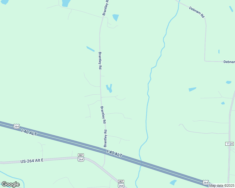 map of restaurants, bars, coffee shops, grocery stores, and more near 5035 Brantley Road in Zebulon